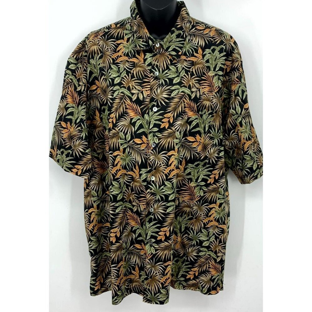 Tori Richard Hawaiian Shirt Extra Large XL Tropical Floral Aloha Button Down Men